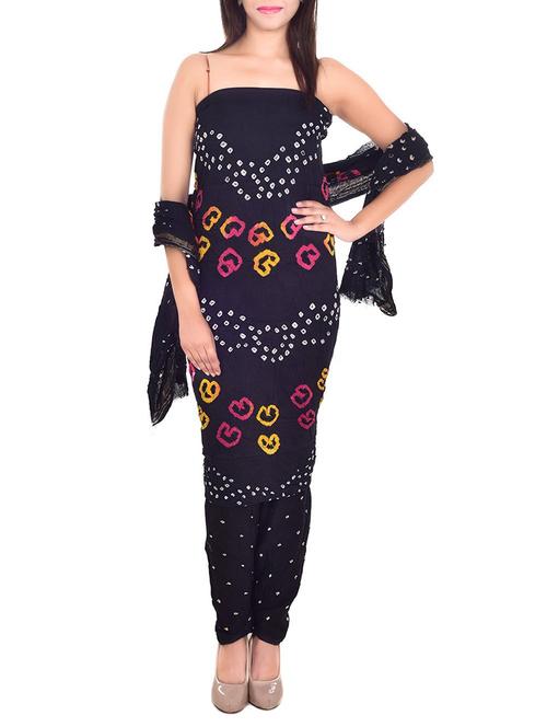 multi colored cotton unstitched suit - 14890826 - Very Small Image - 1