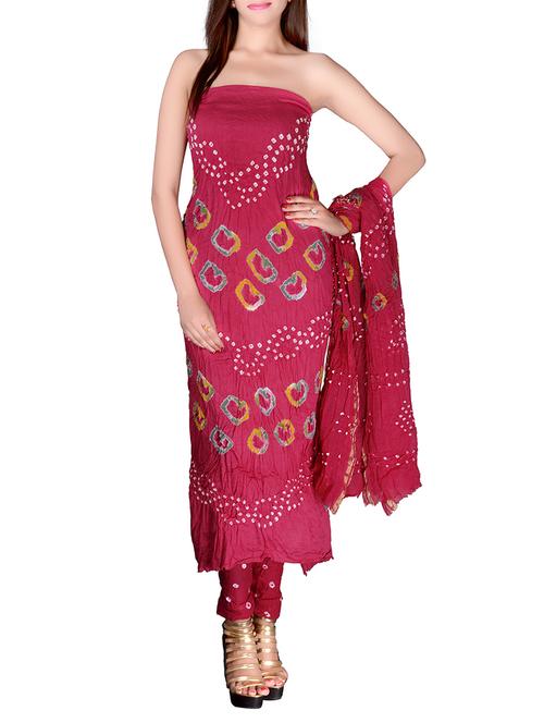 multi colored cotton unstitched suit - 14890832 - Very Small Image - 1