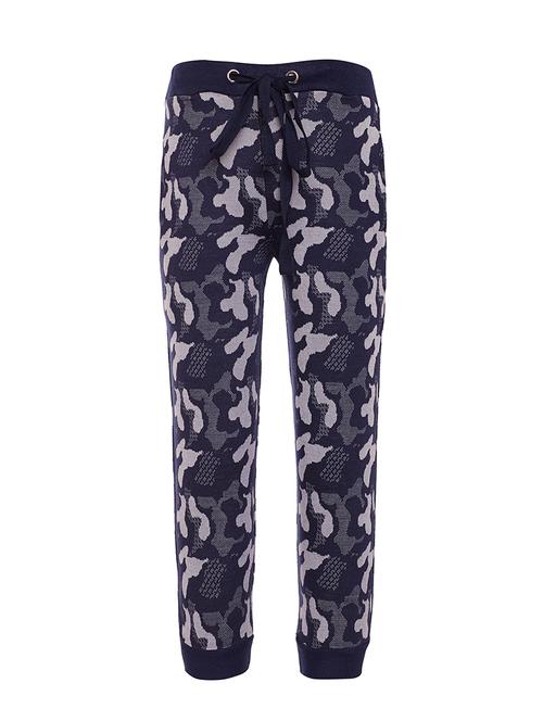 blue cotton blend jogger - 14892373 - Very Small Image - 1
