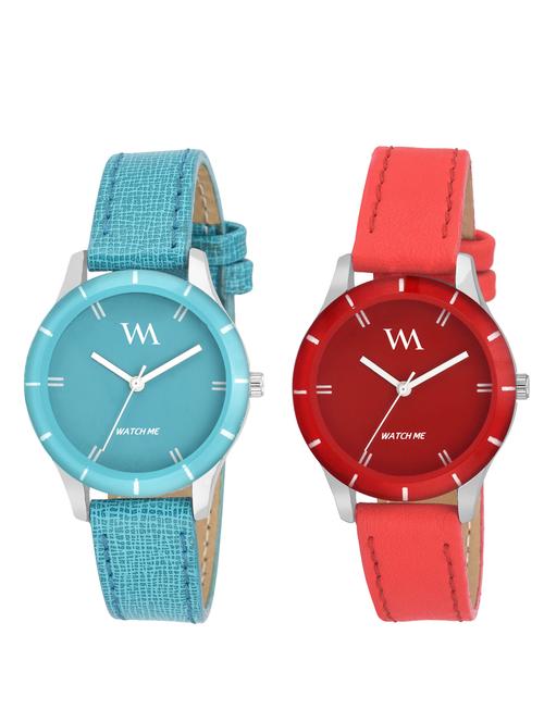 watch me wrist watches combo for women wmal-211-212 - 14893097 - Very Small Image - 1