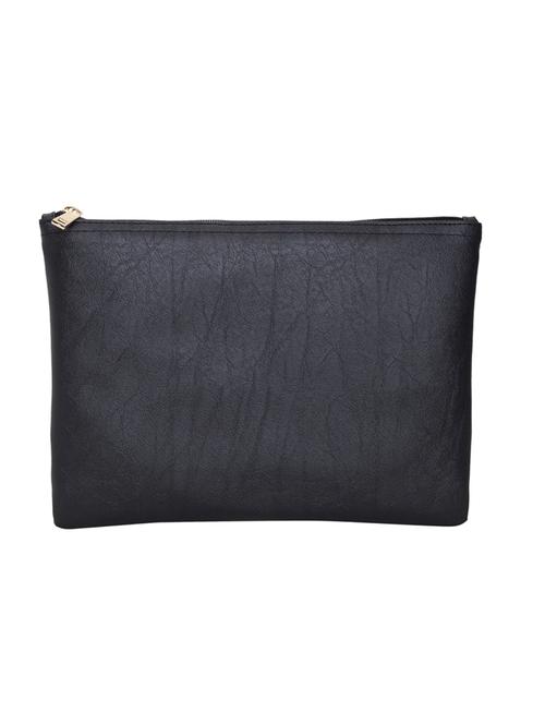 black leatherette regular pouch - 14893314 - Very Small Image - 1