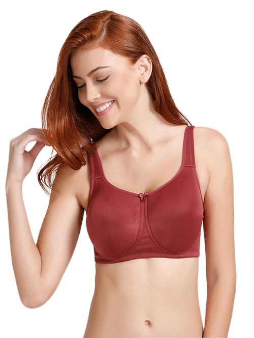 brown solid minimizer bra - 14893700 - Very Small Image - 1