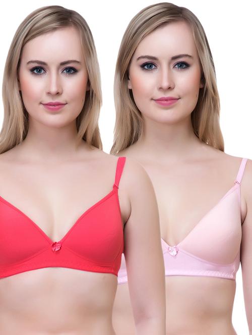 set of 2 bow patch bra - 14894836 - Very Small Image - 1