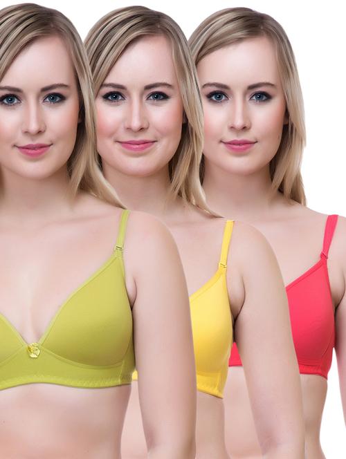 set of 3 detachable strap bra - 14894873 - Very Small Image - 1