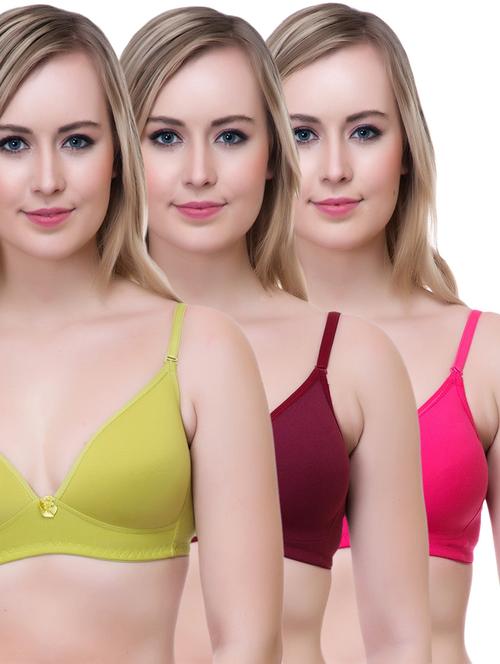 set of 3 detachable strap bra - 14894874 - Very Small Image - 1
