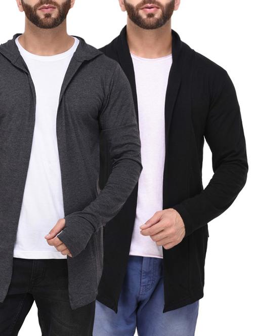 multi colored cotton shrug (set of 2) - 14894905 - Very Small Image - 1