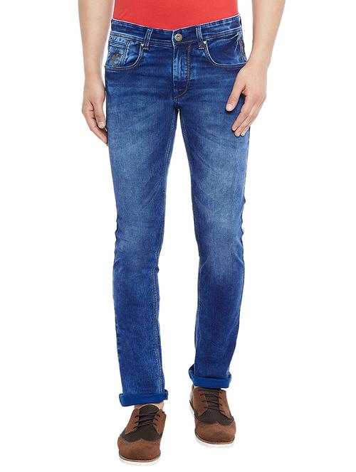 blue denim washed jeans - 14896140 - Very Small Image - 1