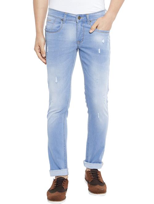 light blue denim ripped jeans - 14896162 - Very Small Image - 1