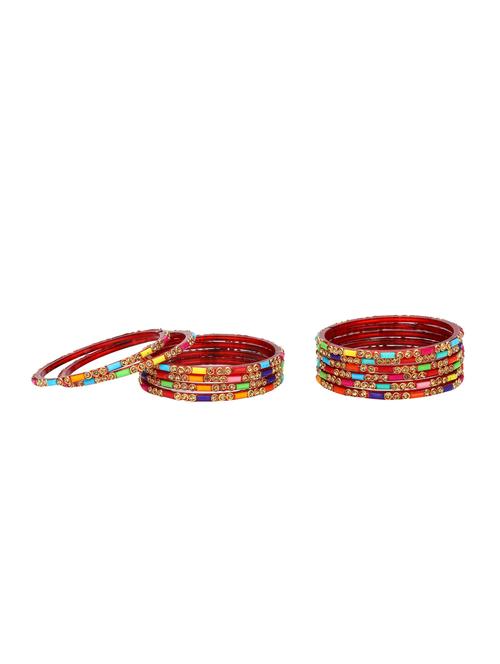 multi colored glass bangle - 14896311 - Very Small Image - 1