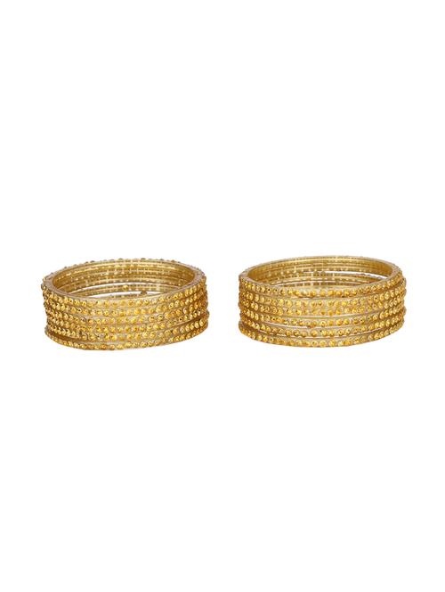 yellow glass bangle - 14896340 - Very Small Image - 1