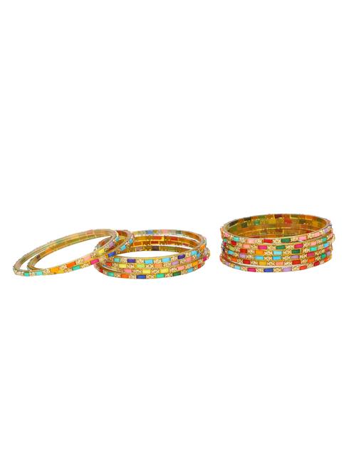 multi colored glass bangle - 14896363 - Very Small Image - 1