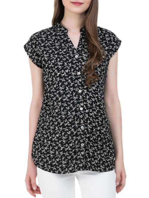 black printed shirt - 14896455 - Very Small Image - 1