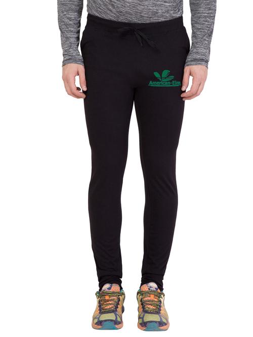 black cotton full length track pant - 14898667 - Very Small Image - 1