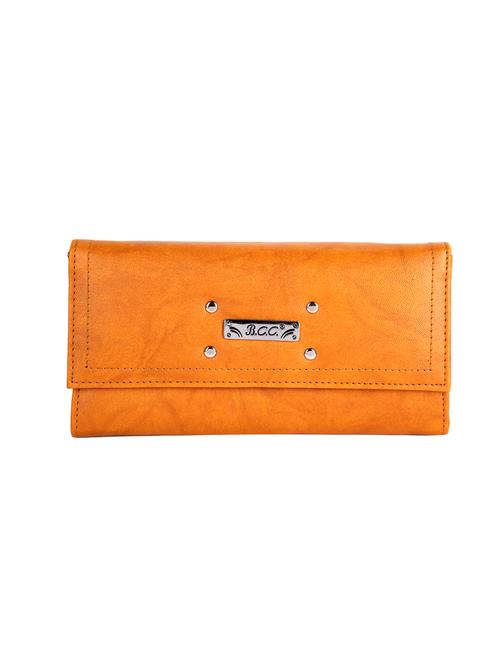 orange leatherette wallet - 14903043 - Very Small Image - 1