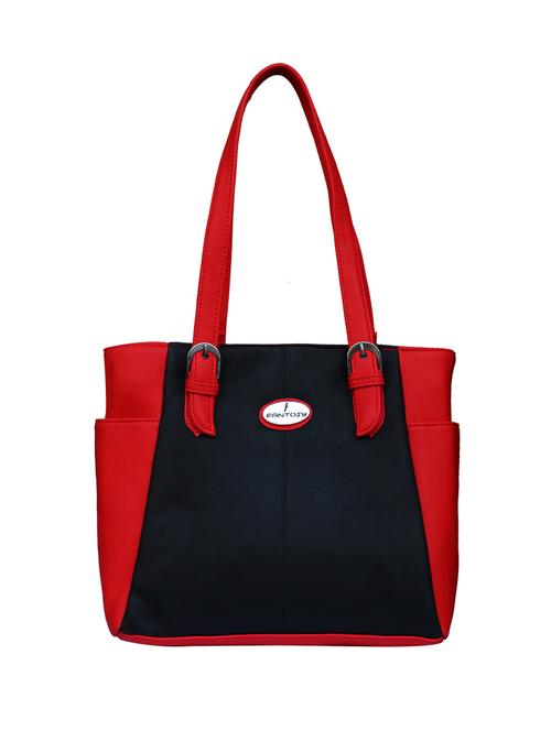red leatherette regular handbag - 14903461 - Very Small Image - 1