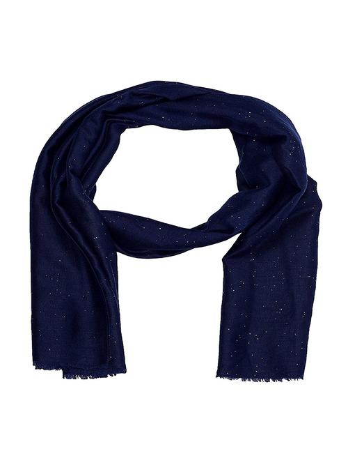 blue cotton stole - 14904546 - Very Small Image - 1