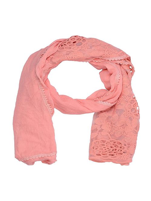 pink cotton stole - 14904628 - Very Small Image - 1