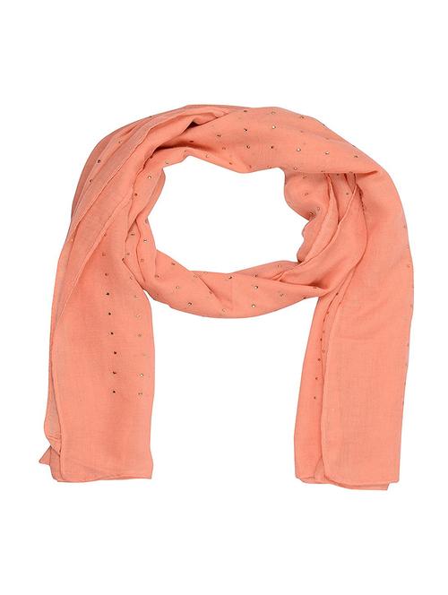 orange cotton stole - 14904633 - Very Small Image - 1