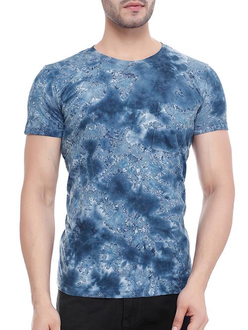 blue cotton pocket t-shirt - 14904819 - Very Small Image - 1