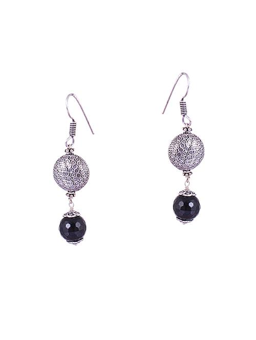silver metal drop earrings - 14905074 - Very Small Image - 1