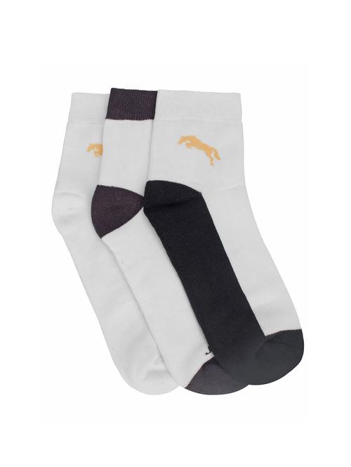 multi colored cotton ankle length socks - 14907772 - Very Small Image - 1