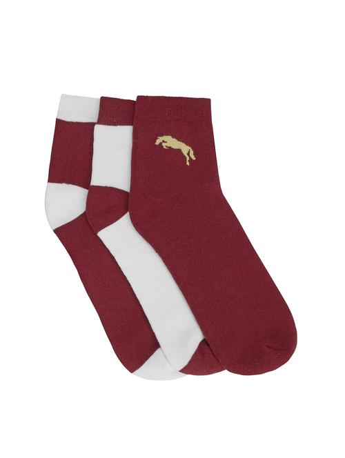 multi colored cotton ankle length socks - 14907774 - Very Small Image - 1
