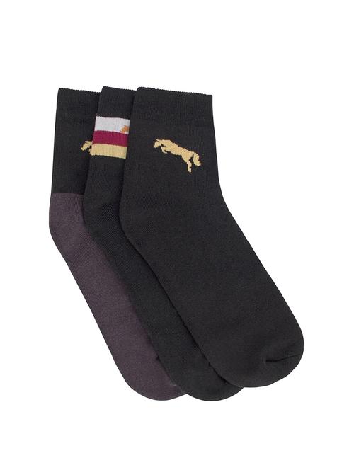 multi colored cotton ankle length socks - 14907775 - Very Small Image - 1