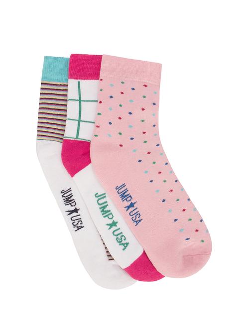 multi colored cotton ankle length sock - 14907860 - Very Small Image - 1