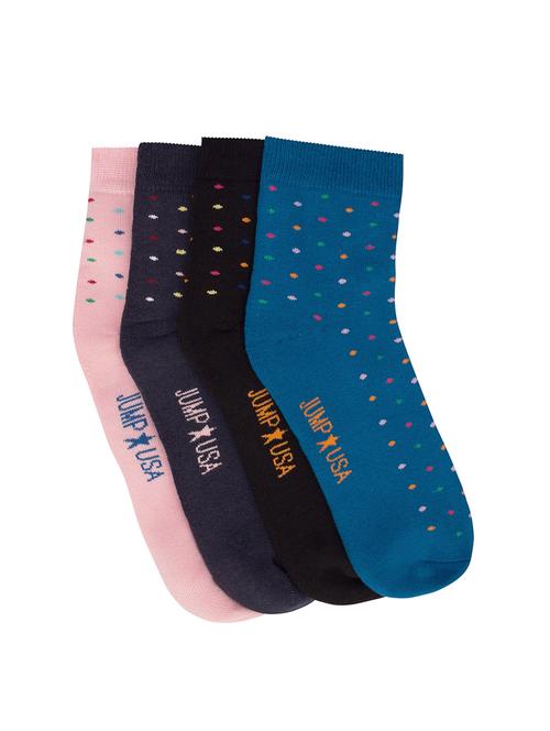 multi colored cotton ankle length sock - 14907866 - Very Small Image - 1