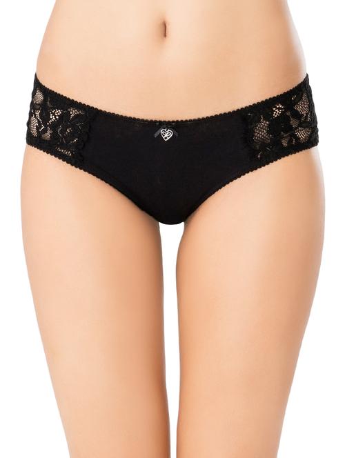 solid black cotton panty - 14908119 - Very Small Image - 1