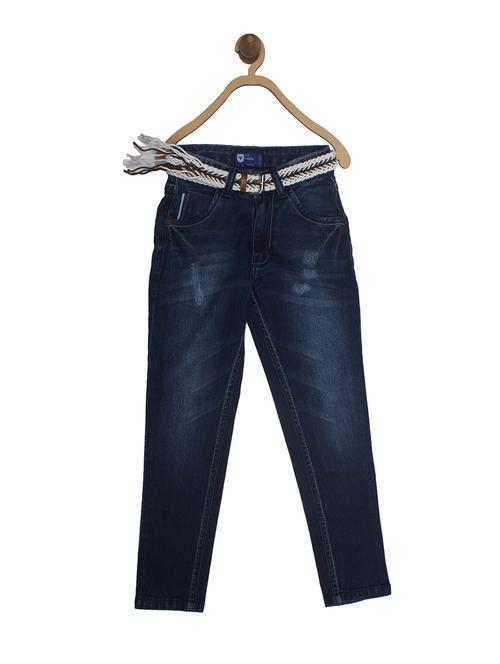 blue denim washed jean - 14908355 - Very Small Image - 1