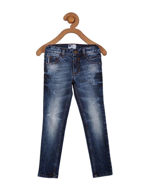 blue denim washed jean - 14908356 - Very Small Image - 1