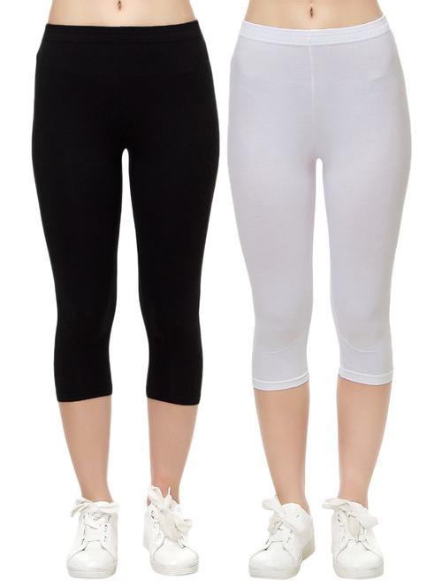set of 2 multi colored capri legging - 14909296 - Very Small Image - 1