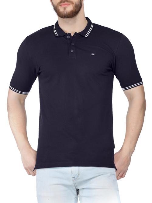 navy blue cotton t-shirt - 14911891 - Very Small Image - 1