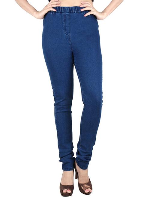 dark blue denim jeggings - 14911916 - Very Small Image - 1