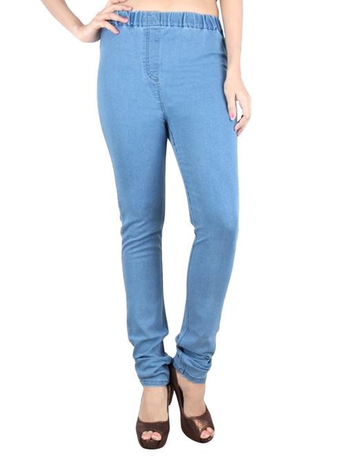 light blue denim jeggings - 14911917 - Very Small Image - 1