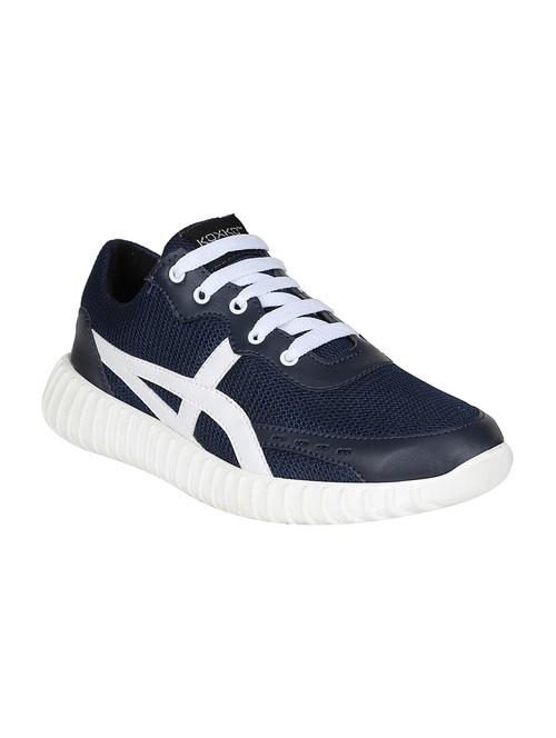 navy mesh lace up sport shoe - 14911926 - Very Small Image - 1