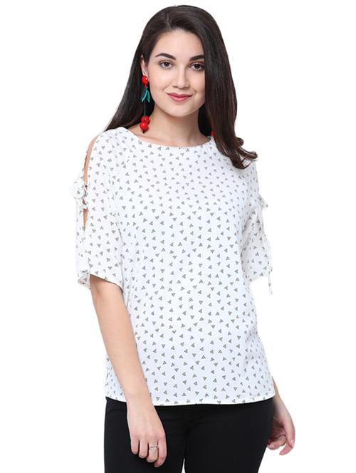 light blue printed top - 14914048 - Very Small Image - 1