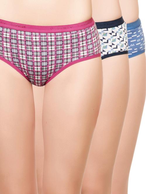 set of 3 multi colored hipster panty - 14915505 - Very Small Image - 1