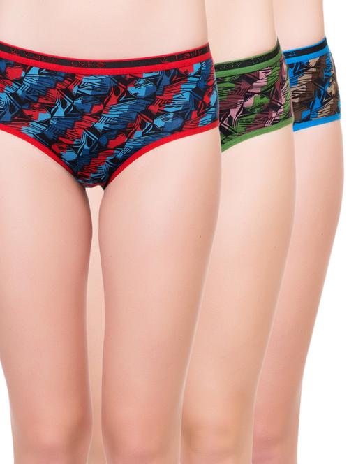 set of 3 multi colored hipster panty - 14915522 - Very Small Image - 1
