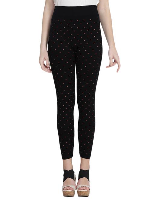 black printed cotton jegging - 14915634 - Very Small Image - 1