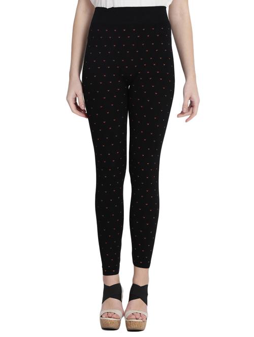 black printed cotton jegging - 14915646 - Very Small Image - 1