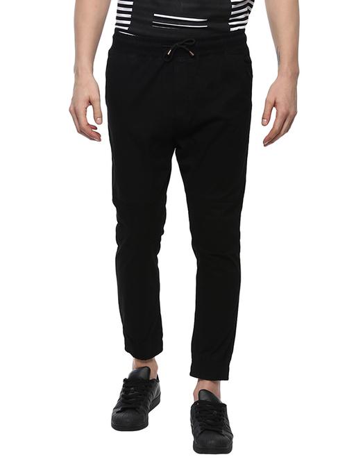 black cotton joggers - 14917209 - Very Small Image - 1