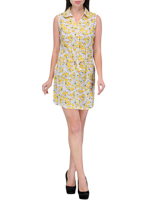 multi colored floral shift dress - 14917226 - Very Small Image - 1
