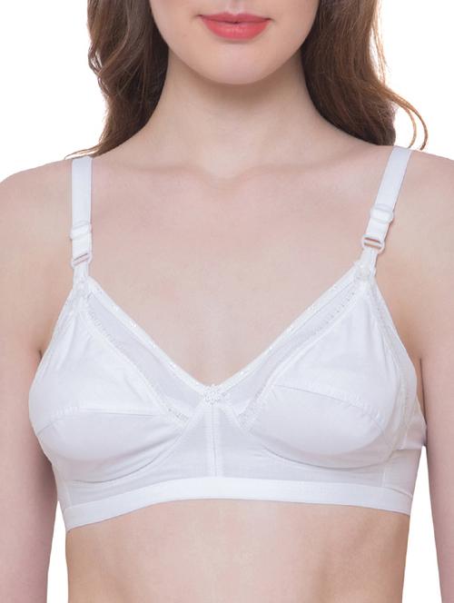 floral patch solid bra - 14918453 - Very Small Image - 1