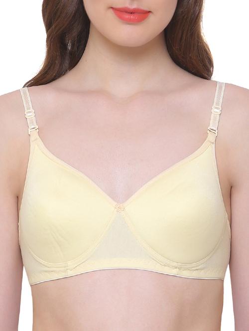 floral patch solid bra - 14918457 - Very Small Image - 1