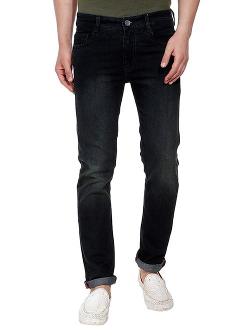 black denim washed jeans - 14918677 - Very Small Image - 1
