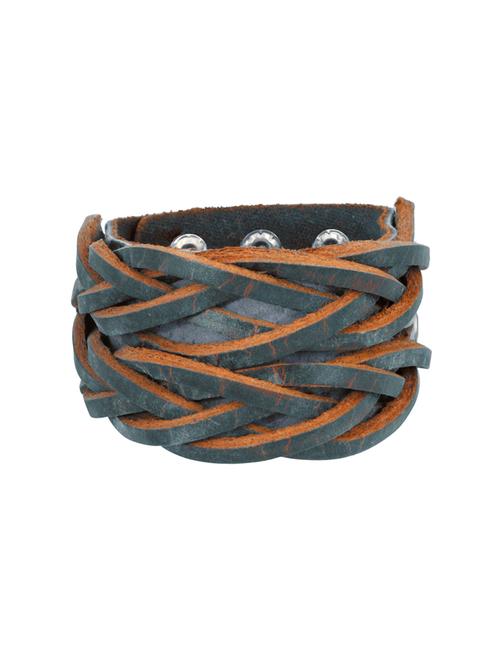 blue leather bracelet - 14920133 - Very Small Image - 1