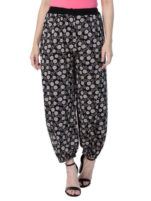 black polyester blend patiyala salwar - 14920386 - Very Small Image - 1