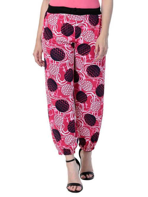 pink polyester blend patiyala salwar - 14920393 - Very Small Image - 1
